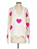 Altar'd State Hearts White Pullover Sweater Size S - photo 1