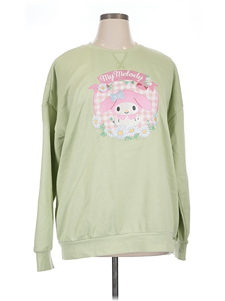 Pre-owned Sanrio Sweatshirt In Green