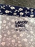 Lands' End Print Blue 3/4 Sleeve Blouse Size XL - photo 7