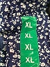 Lands' End Print Blue 3/4 Sleeve Blouse Size XL - photo 8