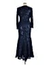 Xscape 100% Polyester Blue Cocktail Dress Size 14 - photo 2
