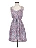 Bebop 100% Polyester Print Blue Casual Dress Size XS - photo 1