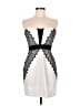 Teeze Me Graphic White Cocktail Dress Size 7 - photo 1
