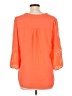 Brixon Ivy 100% Polyester Orange 3/4 Sleeve Blouse Size L - photo 2
