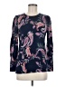 Talbots Paisley Blue Pullover Sweater Size M - photo 1