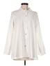 Marla Wynne Ivory Long Sleeve Blouse Size M - photo 1