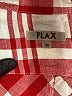 Flax 100% Linen Plaid Red 3/4 Sleeve Button-Down Shirt Size 10 (M) - photo 7