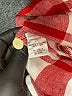 Flax 100% Linen Plaid Red 3/4 Sleeve Button-Down Shirt Size 10 (M) - photo 8
