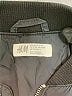 H&M 100% Cotton Solid Black Track Jacket Size 12 - 13 - photo 3