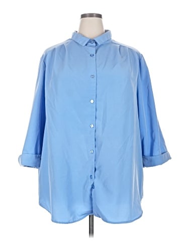 Woman Within 3/4 Sleeve Blouse (view 1)