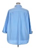 Woman Within 100% Polyester Solid Blue 3/4 Sleeve Blouse Size 26 (2X) - photo 2