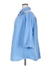 Woman Within 100% Polyester Solid Blue 3/4 Sleeve Blouse Size 26 (2X) - photo 5