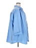 Woman Within 100% Polyester Solid Blue 3/4 Sleeve Blouse Size 26 (2X) - photo 4