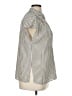 Max Studio 100% Polyester Houndstooth Ivory Sleeveless Blouse Size XL - photo 4