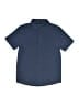 all in motion Solid Blue Short Sleeve Button-Down Shirt Size 8 - photo 1
