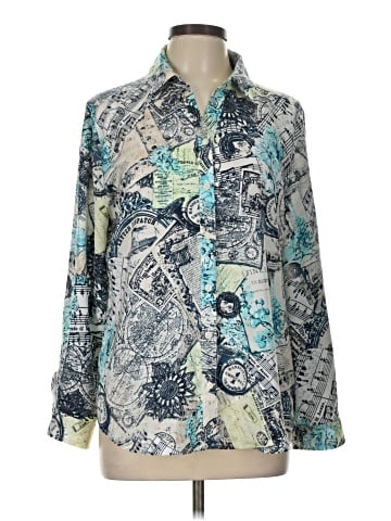 Chico's Long Sleeve Blouse (view 1)
