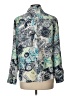 Chico's 100% Polyester Paisley Teal Long Sleeve Blouse Size Lg (2) - photo 2