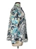 Chico's 100% Polyester Paisley Teal Long Sleeve Blouse Size Lg (2) - photo 4