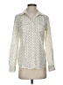 Tommy Hilfiger Polka Dots Ivory Long Sleeve Blouse Size S - photo 1