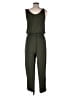 Blu Pepper Solid Green Jumpsuit Size M - photo 2