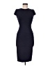 Nadia Tarr Solid Black Cocktail Dress Size M - photo 1