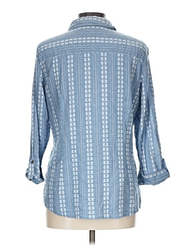 Allison Daley 3/4 Sleeve Button-Down Shirt (view 2)