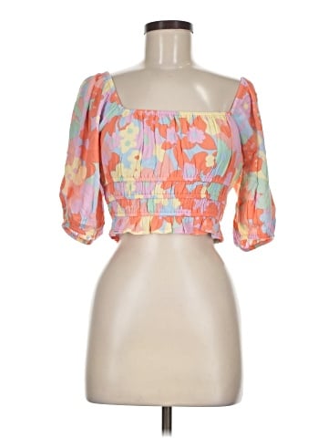 Billabong 3/4 Sleeve Blouse (view 1)