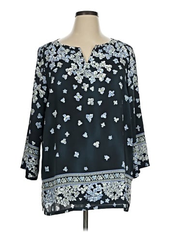 Bob Mackie 3/4 Sleeve Blouse (view 1)
