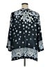 Bob Mackie 100% Polyester Blue 3/4 Sleeve Blouse Size XL - photo 2