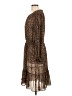 J.Crew Animal Print Brown Casual Dress Size L - photo 5