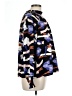 Nine West 100% Polyester Print Blue Long Sleeve Blouse Size L - photo 4