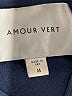 Amour Vert Blue Long Sleeve Henley Size M - photo 7