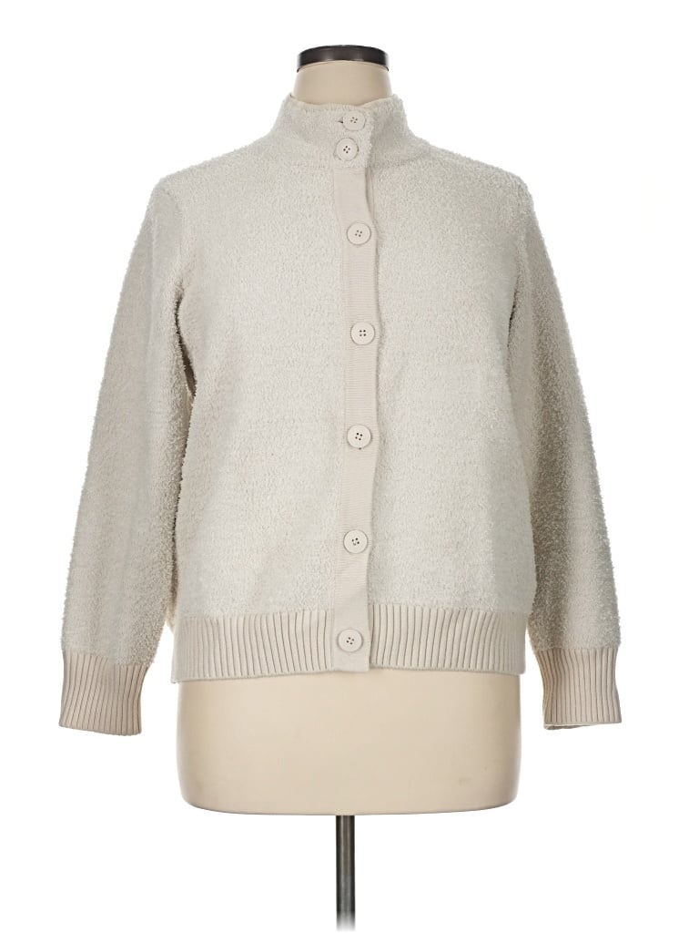 Pre-owned Les Serein Cardigan Sweater In Ivory