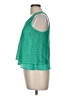 Candie's 100% Polyester Green Sleeveless Blouse Size M - photo 5