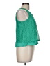 Candie's 100% Polyester Green Sleeveless Blouse Size M - photo 4