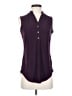 Perseption Concept Purple Sleeveless Blouse Size S - photo 1