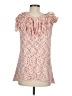 Calypso St. Barth Marled Pink Pullover Sweater Size M - photo 2