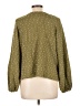Blu Pepper Polka Dots Green Pullover Sweater Size L - photo 2