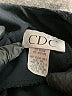 CDC Apparel 100% Acetate Black Casual Dress Size 8 - photo 4