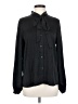 DKNY 100% Polyester Black Long Sleeve Blouse Size S - photo 1