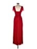 May Queen Couture 100% Polyester Red Cocktail Dress Size 6 - photo 2