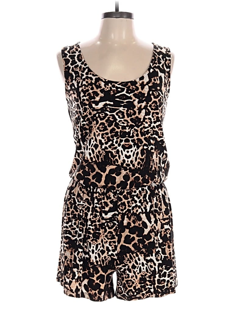 Pre-owned Venus Romper In Brown