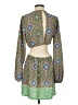 ROYALTY Green Long Sleeve Blouse Size 4 - photo 2