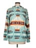 Unbranded Print Teal Pullover Hoodie Size L - photo 1