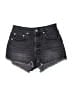 Levi's Black Denim Shorts Size 6 - photo 1