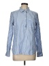 Tommy Hilfiger Stripes Blue Long Sleeve Button-Down Shirt Size L - photo 1