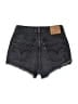 Levi's Black Denim Shorts Size 6 - photo 2