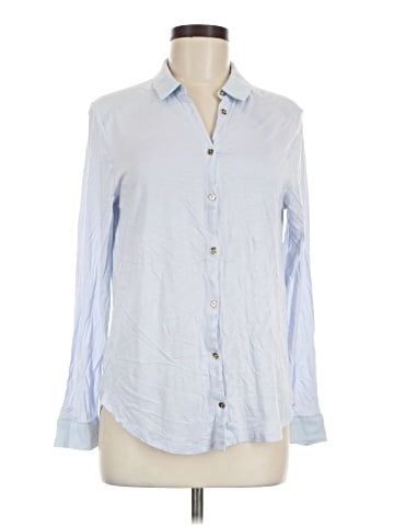 Ann Taylor Long Sleeve Button-Down Shirt (view 1)
