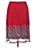 Express 100% Polyester Paisley Red Casual Skirt Size L - photo 2