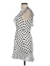 BCBGMAXAZRIA Polka Dots White Casual Dress Size 2 - photo 5